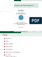 Weaving Frames and Their Properties: Ritu Bhuyan