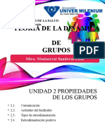Teoría de La Dinámica DE Grupos: Mtra. Montserrat Sandoval León