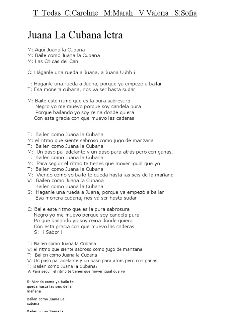 Letra de 