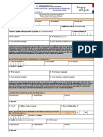 Formulario de Solicitud Y Registro Del Interesado (Declaración Jurada)