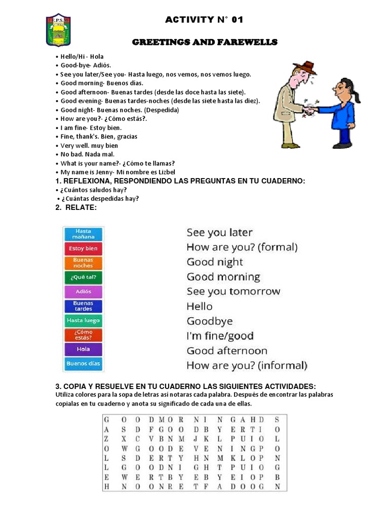 Actividad 1 de Ingles | PDF