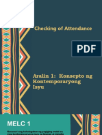 Checking of Attendance