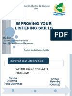 Improving Your Listening Skills: Students