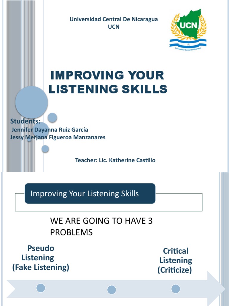 Improving Your Listening Skills PDF
