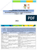 Organizador Curricular Das: Grupo 2 - CBP