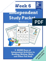 Independent Study Packet 2nd Grade Week 6