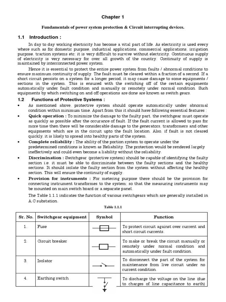 Power System Protection Fundamentals | PDF | Transformer | Electrical ...