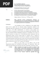 ACP Pay Fixation Proforma Guide | PDF