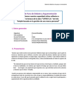 Guía de Foro de Debate y Argumentación