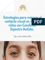Estrategias contacto visual autismo niños