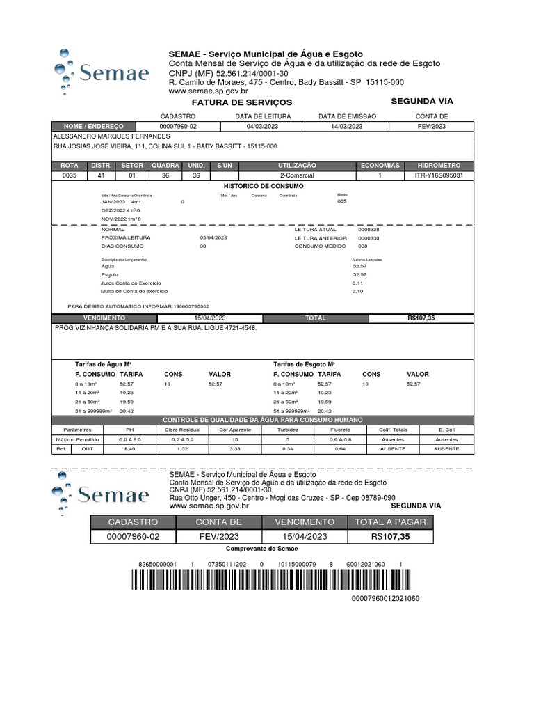 Fatura Semae | PDF