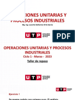 Operaciones Unitarias Y Procesos Industriales: Mg. Ing. Lucerito Katherine Ortiz García