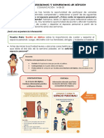 Respeto El Espacio de Los Demás? Asimismo, Leíste Un Díptico para Reflexionar Sobre Sus