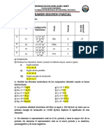 Examen Segundo Parcial: Universidad Nacional Daniel Alcides Carrión
