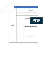 1 Primeros Pasos I: Unidad Lección