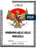 Penerapan Nilai2 Pancasila Booklet