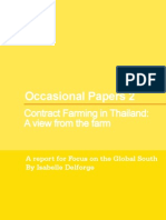 Contract Farming in Thailand, Focus on the Global South, WP 2