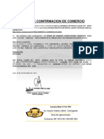 Carta de Confirmacion de Comercio