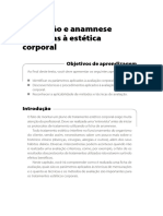 Avaliação e Anamnese Aplicadas À Estética Corporal: Objetivos de Aprendizagem