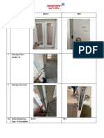 Broken Door Lever: Defect/Deficiency Type & Description