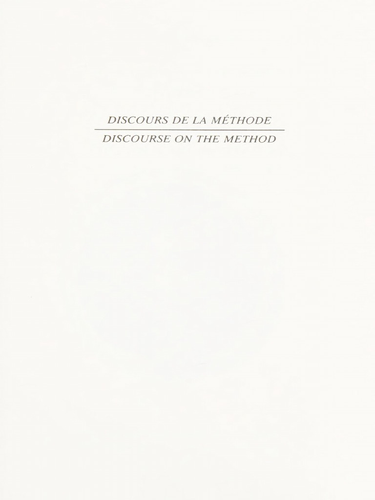 Descartes discourse on method heffernan pdf