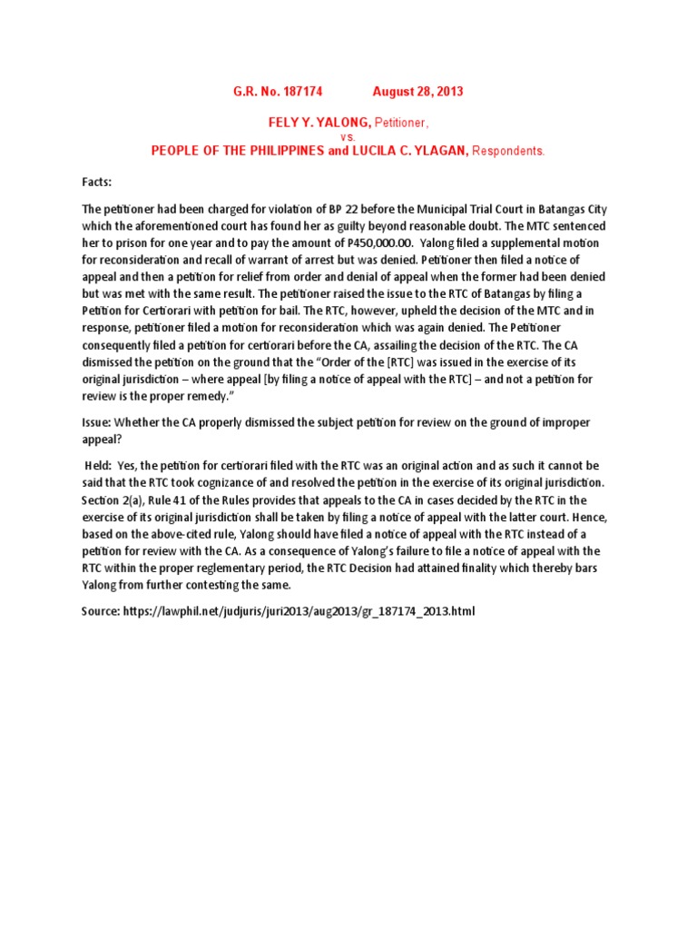 Yalong vs people pdf finance money management