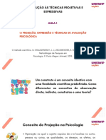 Introdução às técnicas projetivas e expressivas na avaliação psicológica