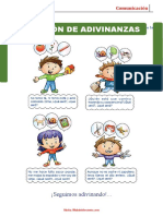 Juegos de Adivinanzas para Segundo Grado de Primaria