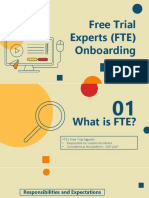 Free Trial Experts (FTE) Onboarding: Start Now