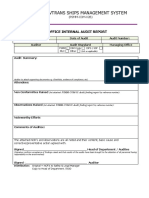 PSMM-COM-02B - Office Internal Audit Report