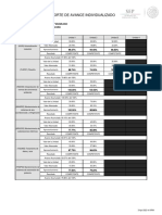 Reporte avance estudiante