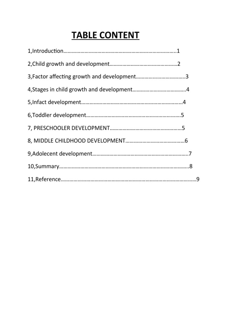 Child Growth and Development Stages | PDF | Child Development | Adolescence
