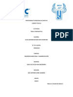 Tabla Comparativa