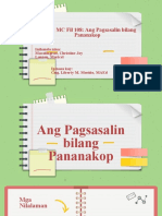 Ulat Sa MC Fil 108: Ang Pagsasalin Bilang Pananakop