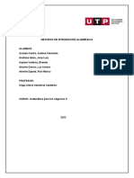 Metodos de Integración Algebraica