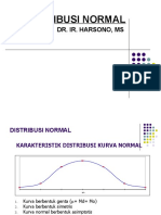 Distribusi Normal: Dr. Ir. Harsono, Ms