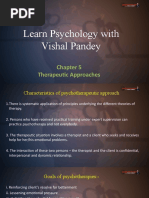 Learn Psychology With Vishal Pandey: Therapeutic Approaches