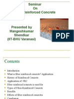 Seminar On Fiber Reinforced Concrete