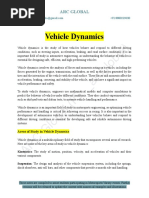 Vehicle Dynamics: ARC Global (IG: - Arcglobal)