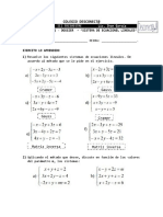 Dossier Sistema de Ecuaciones Lineales