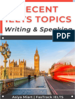 Recent IELTS topics and questions