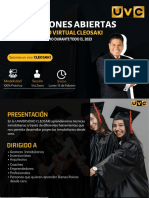 Inscripciones Abiertas: Universidad Virtual Cleosaki