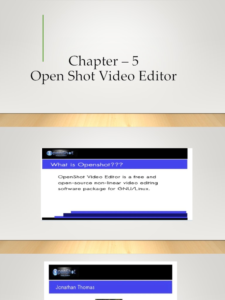 Chapter - 5 Open Shot Video Editor | PDF