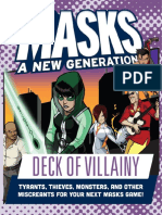 Masks - Deck of Villainy