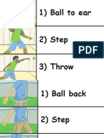 Task Analysis of Baseball Throwing Catching Hitting