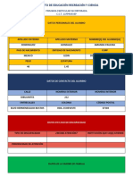 Primaria Particular Incorporada C.C.T. 11PPR0934P: Datos de Contacto Del Alumno