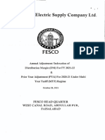 Faisalabad Electric Supply Company LTD.: Annual Adjustment/Indexation of Distribution Margin (DM) For FY 202 1-22