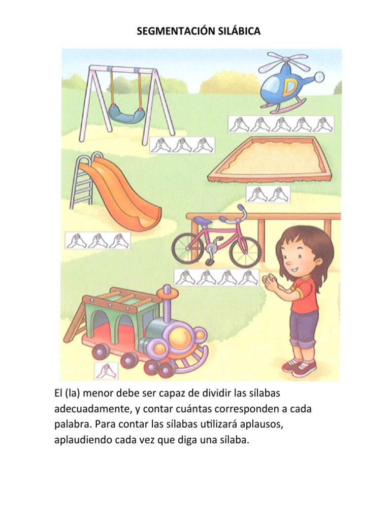 Juegos de Segmentación Silábica | PDF | Artes del Lenguaje y Comunicación