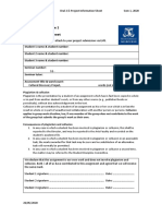 JAPN10001 Assessment Coversheet