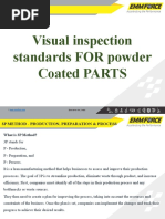 Visual Inspection Standards FOR Powder Coated PARTS: Emmforce Inc, India